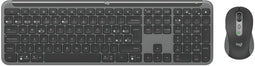 Logitech MK950 - Draadloos Toetsenbord en Muis - Scissor switch - Qwerty ES - Grafiet