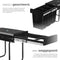 tectake® Ashlyn - Inbouw Prullenbak - 3 Vakken 3x10 L - Telescooprails - Zwart