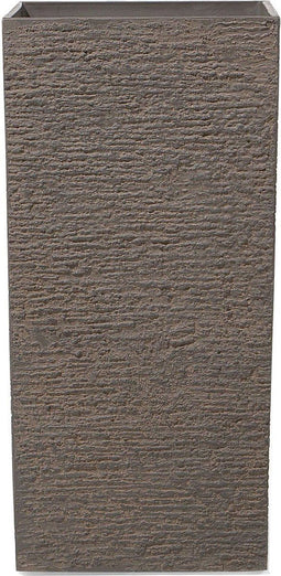 GAZA - Plantenbak - Donkerbruin - 40 cm - Stenenmix
