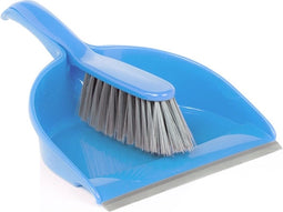 Synx Tools - Stoffer en blik Blauw Kunststof- veger en blik - Schoonmaakartikelen