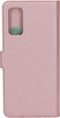Mobiparts Galaxy S20 4G/5G - Wallet Case - Saffiano motief - Roze
