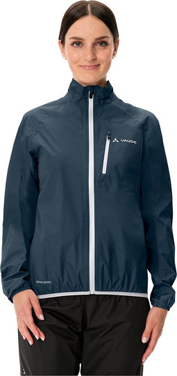 Vaude Drop III Regenjack donker blauw dames