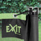 EXIT Verstelbaar Sportnet 155x300cm - Volleybalnet - Badmintonnet - Tennisnet - Hoogte Verstelbaar - Zwart