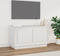 vidaXL - Tv-meubel - 80x35x45 - cm - bewerkt - hout - wit