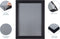 Kliklijst europel a4 25mm mat zwart | 10 stuks