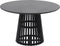 MESILLA - Ronde eettafel - Zwart - 120 cm - MDF