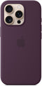 Apple Silicone Back Cover - iPhone 16 Pro - MagSafe - Paars