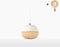 GOOD&MOJO Hanglamp Mekong - Wit/Bamboe - Rond - Ø40cm - Scandinavisch,Bohemian - Hanglampen Eetkamer, Slaapkamer, Woonkamer