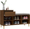 vidaXL - Schoenenkast - 102x36x60 - cm - bewerkt - hout - bruin - eikenkleur