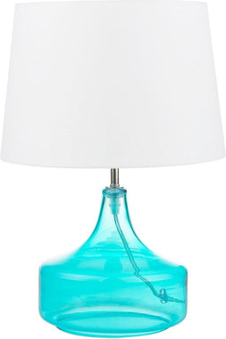 ERZEN - Tafellamp - Wit - Glas