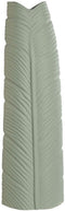 Vaas Home ESPRIT Groen Keramiek Tropisch Blad van een plant 33 x 10 x 70 cm