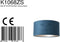 Steinhauer K1068ZS - Lampenkap - E27 fitting - Blauw ⌀40cm