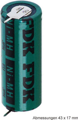 Sanyo HR-4 / 5AU NiMH-batterij 4 / 5A met dubbelzijdige bedrukking aan beide zijden