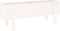 vidaXL - Plantenbak - verhoogd - 101x30x38 - cm - massief - grenenhout - wit