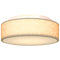 Plafonniere Taupe 38 x 13.5 cm Stof