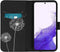 iMoshion Hoesje Geschikt voor Samsung Galaxy S23 Hoesje Met Pasjeshouder - iMoshion Design Softcase Bookcase - Zwart / Dandelion