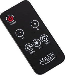 Adler AD 7731 - Luchtverhitter - Keramische verwarming 1200W/2200W - LCD-display afstandsbediening timer (1 stuk)
