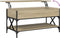 vidaXL - Salontafel - 100x50x50 - cm - bewerkt - hout - en - metaal - sonoma - eiken