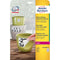 Avery - afneembare weerbestendige etiketten diameter 30 mm,wit, doos van 960 etiketten