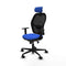 Jorquera Piqueras y Crespo 1D036N2 - Bureaustoel met hoofdsteun - Verstelbare hoogte - Blauw