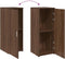 vidaXL - Opbergkast - 40x45x103,5 - cm - bewerkt - hout - bruin - eikenkleurig