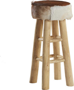 Barkruk WALTON Leer Bruin