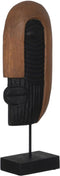 Decoratieve figuren Bruin Masker 17,5 x 10 x 50 cm