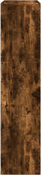 vidaXL - Kamerscherm - / - boekenkast - 123x29x123 - cm - hout - gerookt - eiken