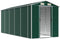 vidaXL - Tuinschuur - 191x470x198 - cm - gegalvaniseerd - staal - groen