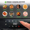 Nutrichef Airfryer 5,5 L - 8-in-1 Kookmodi - Zwart