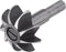 Wolfcraft 3267000 - Halve rondfrees - Schachtdiameter 8,5 mm - Toerental max. 3000 RPM