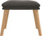 vidaXL - Voetenbank - 45x29,5x35 - cm - fluweel - donkergrijs