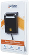 Manhattan 102049 - Smartcard Chipkaartlezer - Veilige gegevensoverdracht - Zwart