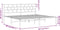 vidaXL - Bedframe - met - hoofdbord - metaal - wit - 180x200 - cm