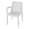 Kunststof tuinstoel wit - Stretto