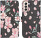 iMoshion Hoesje Geschikt voor Samsung Galaxy S21 Plus Hoesje Met Pasjeshouder - iMoshion Design Softcase Bookcase - Meerkleurig / Blossom Watercolor Black