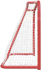 vidaXL - Hockeydoel - 183x71x122 - cm - polyester - rood - en - wit