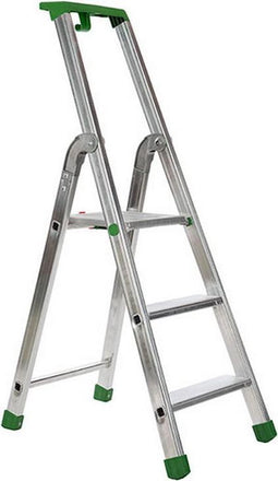 Escalo – Industriële trapladder – Quadra – Aluminium – 3 treden – 125 cm