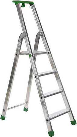 Escalo – Industriële trapladder – Quadra – Aluminium – 4 treden – 148 cm