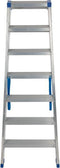 Escalo – Industriële trapladder – Sparta Duo – Aluminium – 2x7 treden – 150 cm