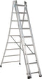 Escalo - Nivodor - Aluminium Reformladder - Trap met uitgewijde basis - 3x 9 Treden