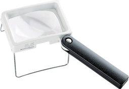 Eschenbach 2034 Vergrootglas Vergrotingsfactor: 3.5 x Lensgrootte: (l x b) 75 mm x 50 mm Wit, Zwart