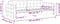 vidaXL - Slaapbank - 80x200 - cm - fluweel - lichtgrijs