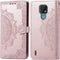 iMoshion Hoesje Geschikt voor Motorola Moto E7 Hoesje Met Pasjeshouder - iMoshion Mandala Bookcase - Roze