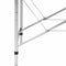 vidaXL - Inklapbare - massagetafel - 3 - zones - met - aluminium - frame - (blauw)