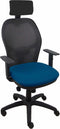 Bureaustoel met hoofdsteun P&C 10CRNCR Marineblauw