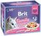 Brit Family Plate - Natvoer - Volwassen Kat - Filets in Gelei - 12X85GR - Multipack - 1ST