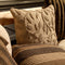 Dutch Decor HOJA - Sierkussen 45x45 cm Semolina - beige - Inclusief binnenkussen