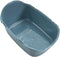 vidaXL - Kattenbak - met - deksel - 56x40x40 - cm - polypropeen - wit - en - blauw