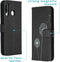 iMoshion Hoesje Geschikt voor Huawei P30 Lite Hoesje Met Pasjeshouder - iMoshion Design Softcase Bookcase - Wit / Zwart / Dandelion